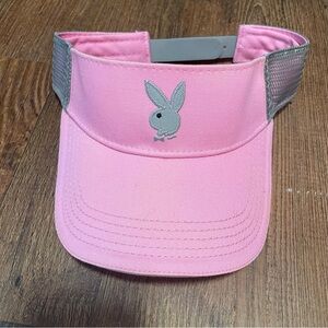 Playboy Bunny Vintage Pink Sun Visor Hat